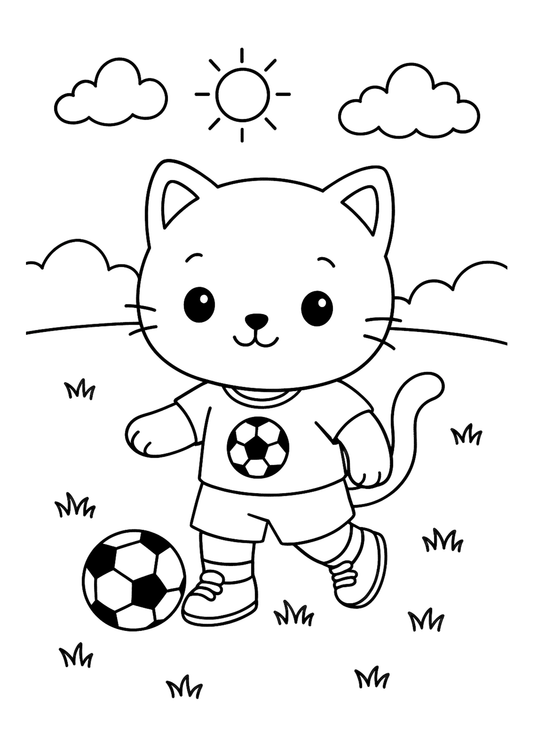 Cats Coloring Book