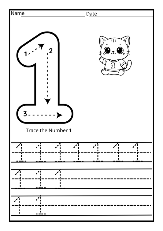 Learning Numbers from 1 to 10