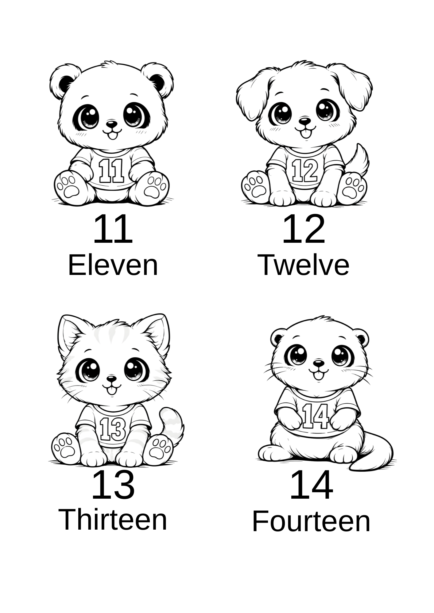 Learning Numbers from 11 to 20