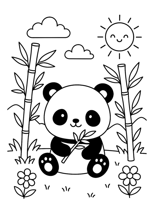 Cute Animals Coloring Book