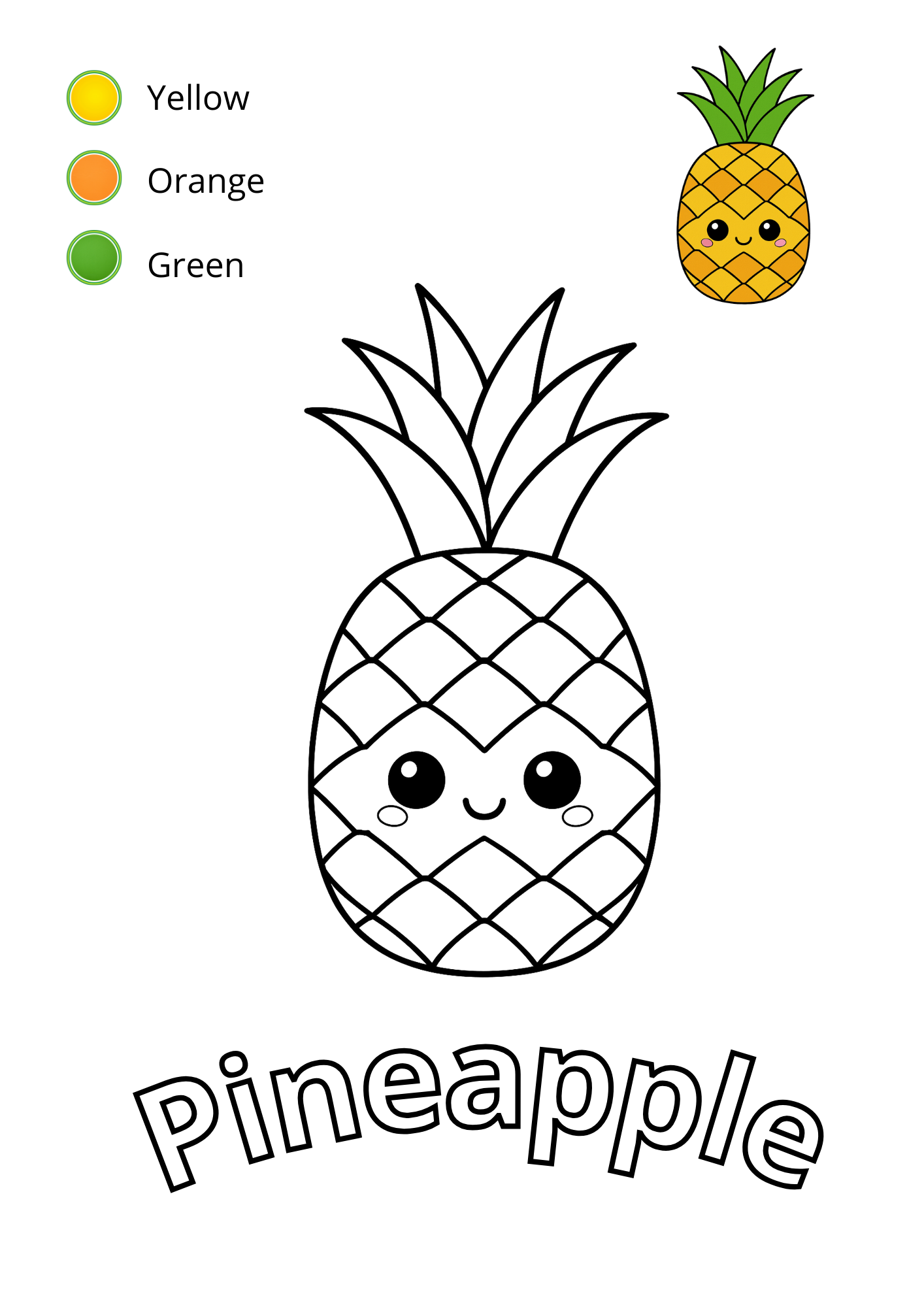 Learning Colors With Fruits