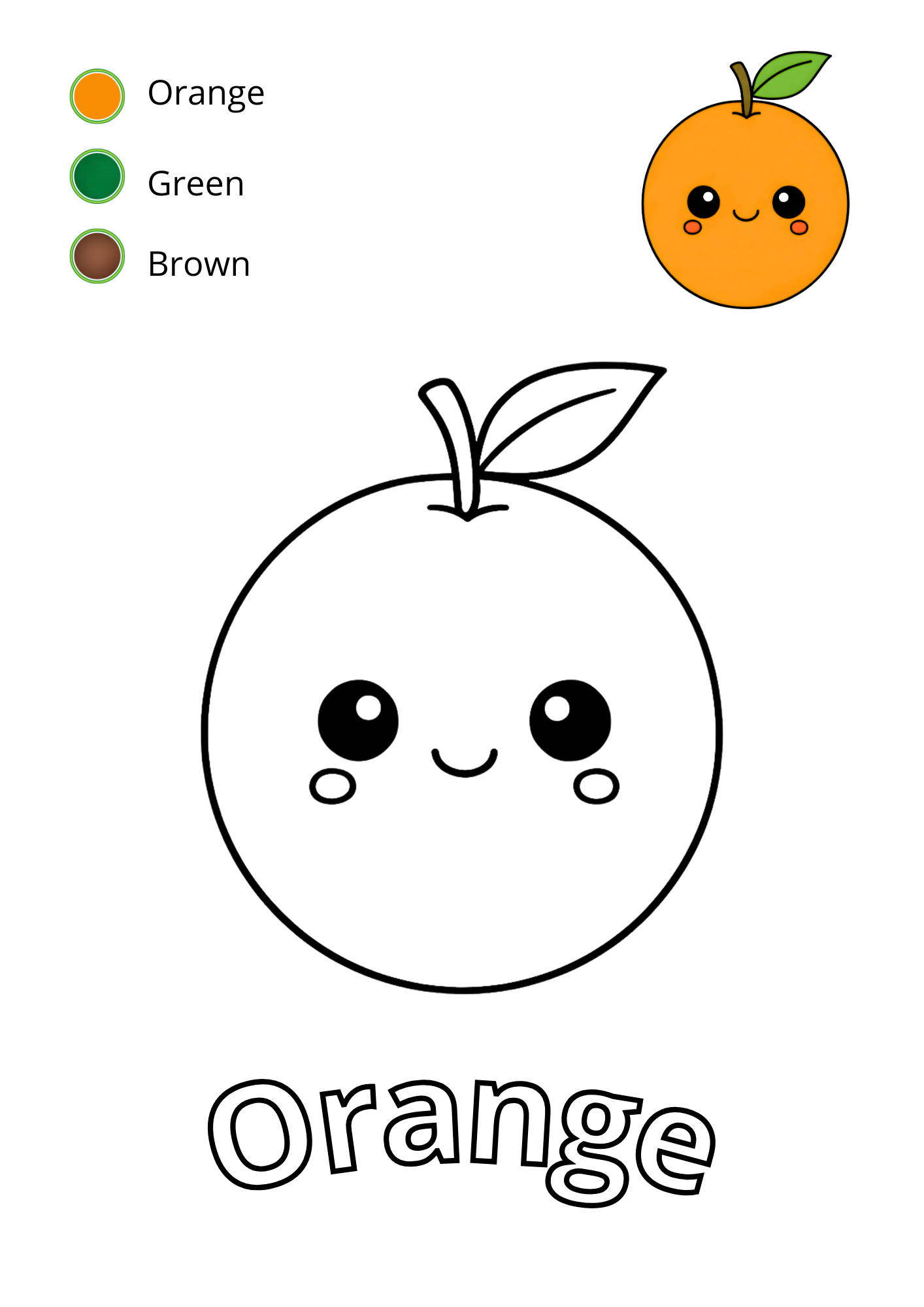 Learning Colors With Fruits