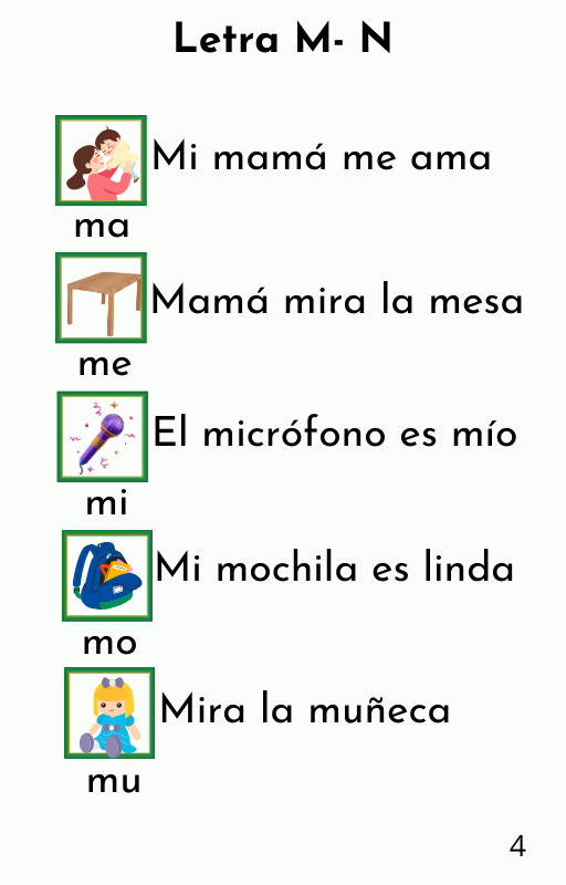 Aprendo las letras,Material educativo lectura niños,Actividades de lectura para niños,Lectura divertida para niños,Enseñar a leer preescolar