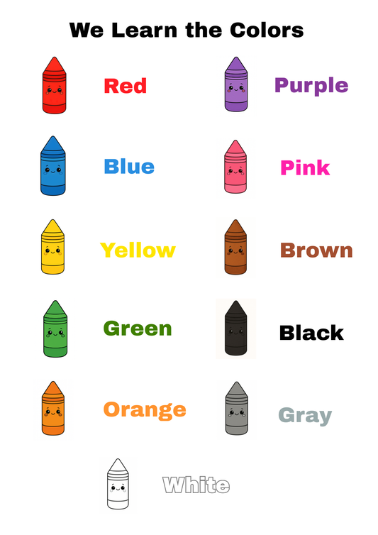 Learn Colors Book – Fun and Educational Guide for Kids