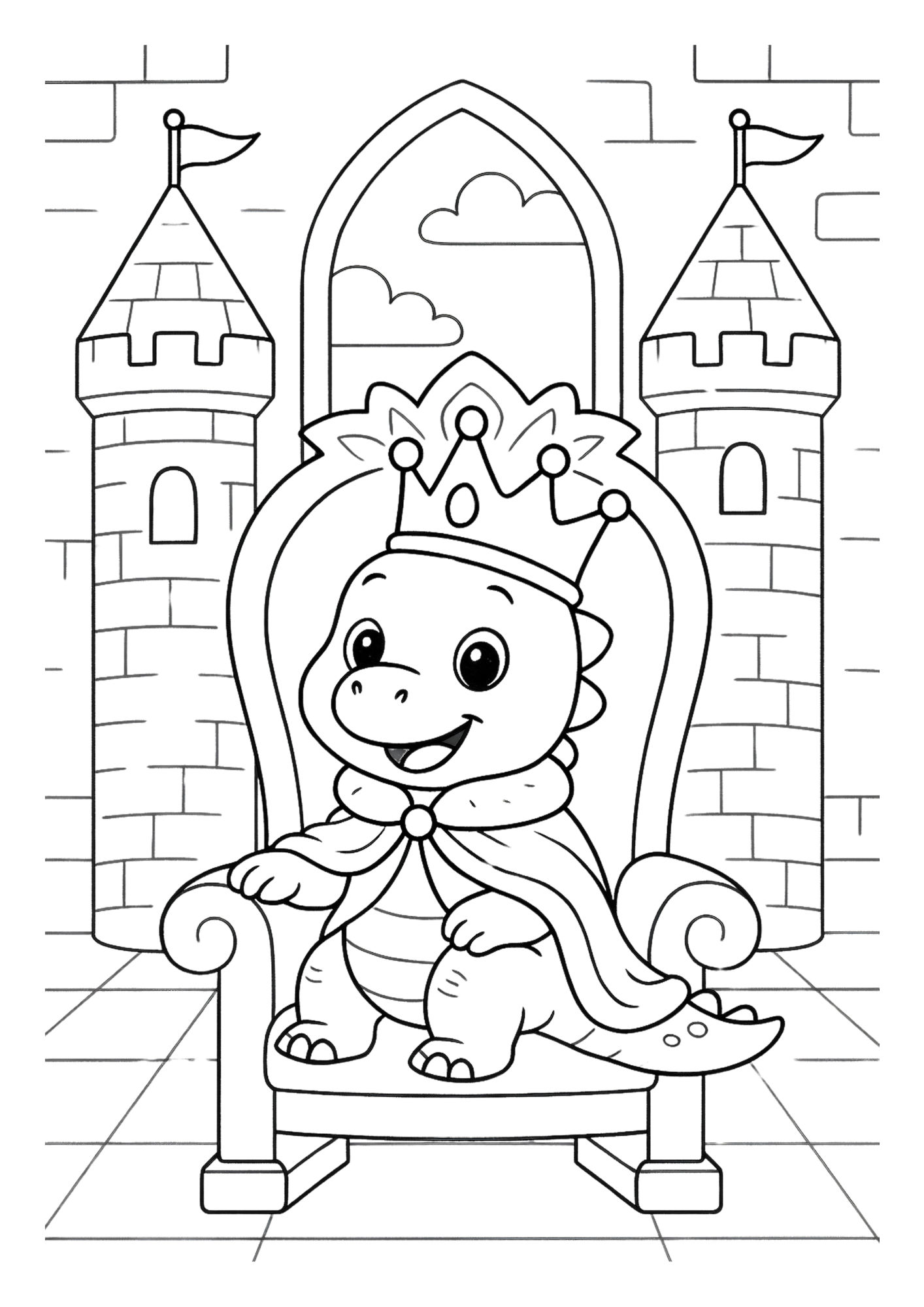 Dinosaur Coloring Book