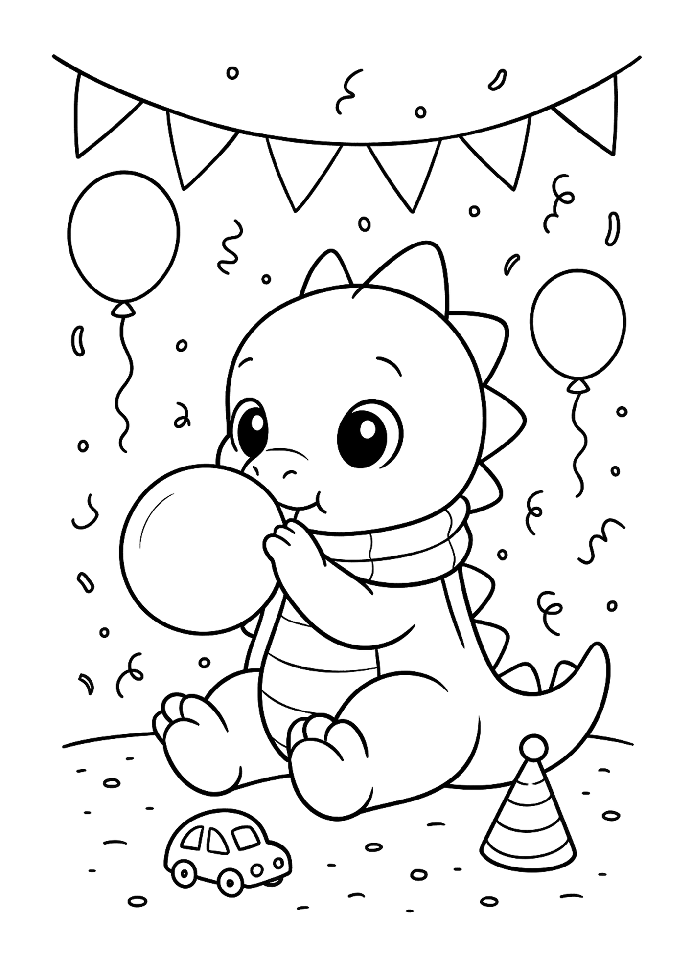 Dinosaur Coloring Book