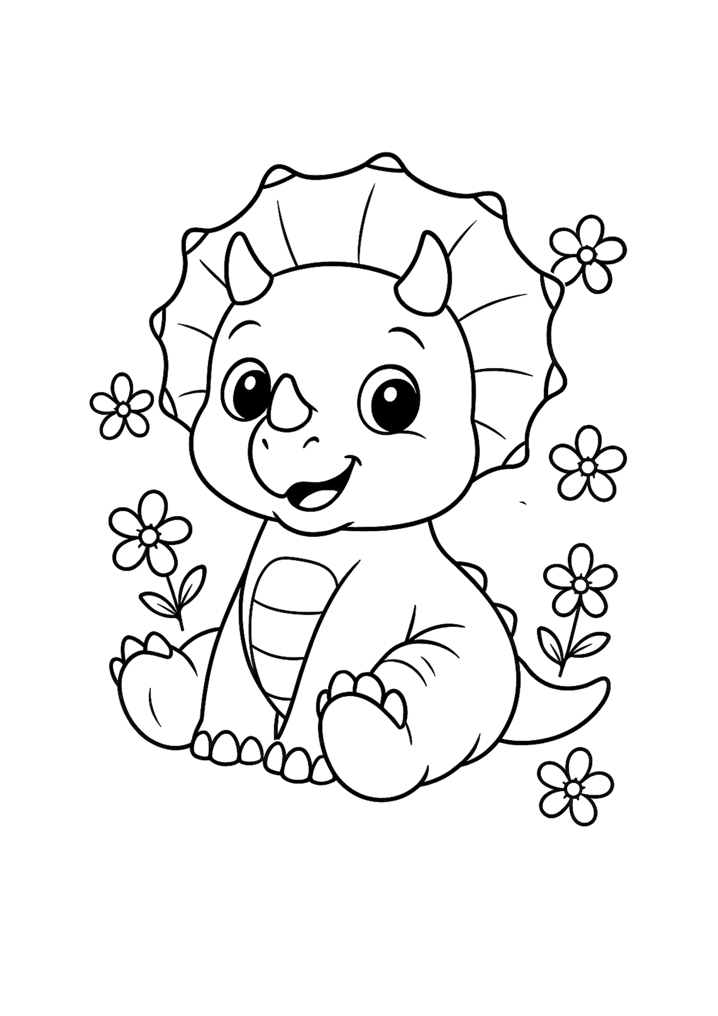 Dinosaur Coloring Book