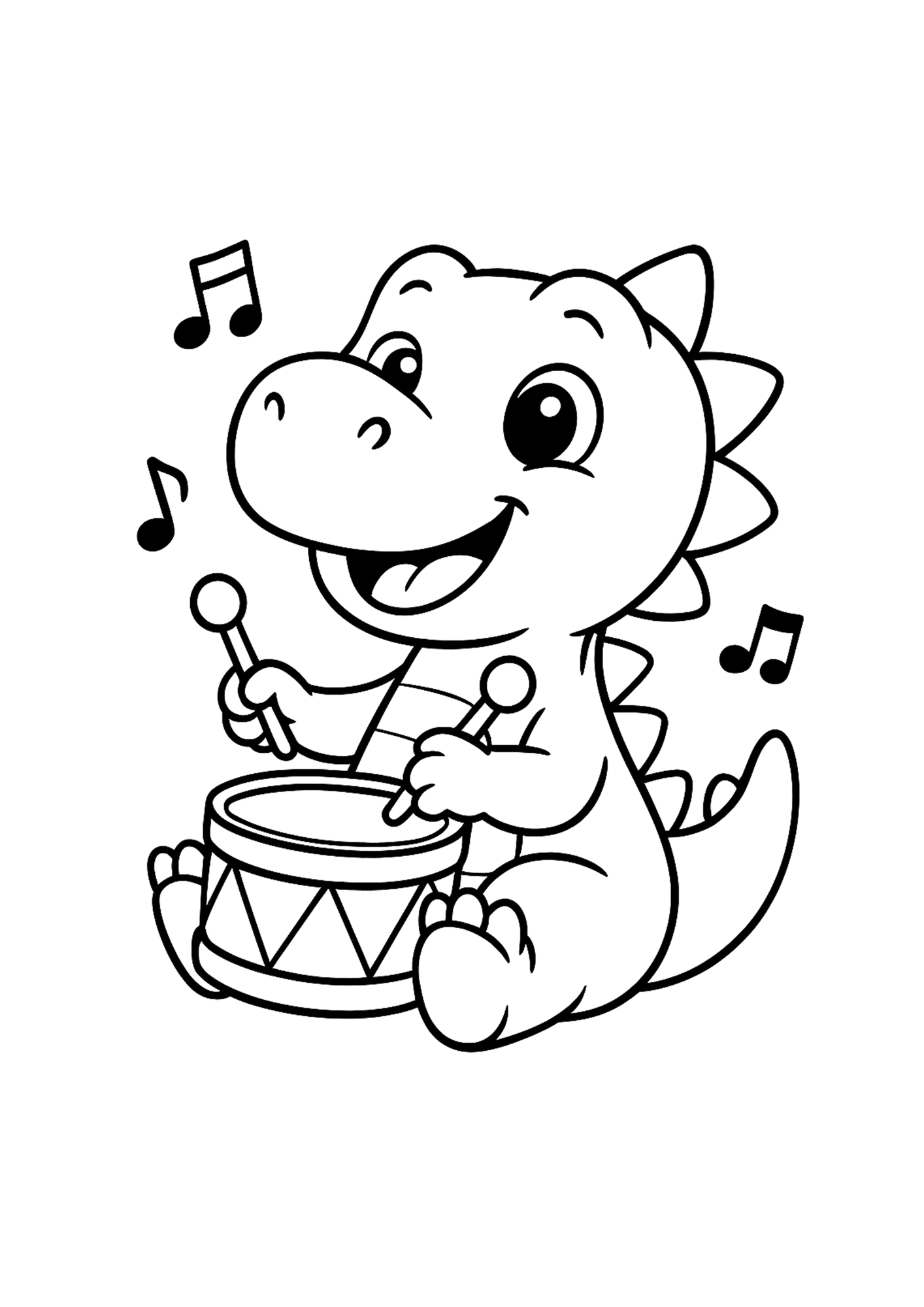 Dinosaur Coloring Book