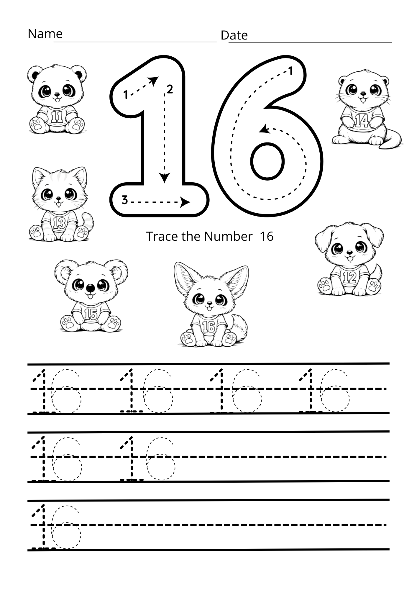 Learning Numbers from 11 to 20